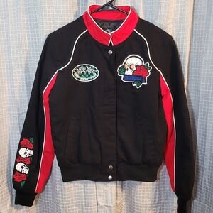 Red Fox Embroidered Skull Jacket